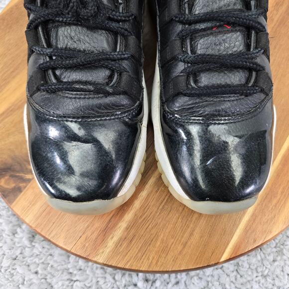 Jordan 11 Retro Low 72-10 GS Black Red Athletic Daily Sneaker Kids 7Y 528896-001 - Picture 6 of 13